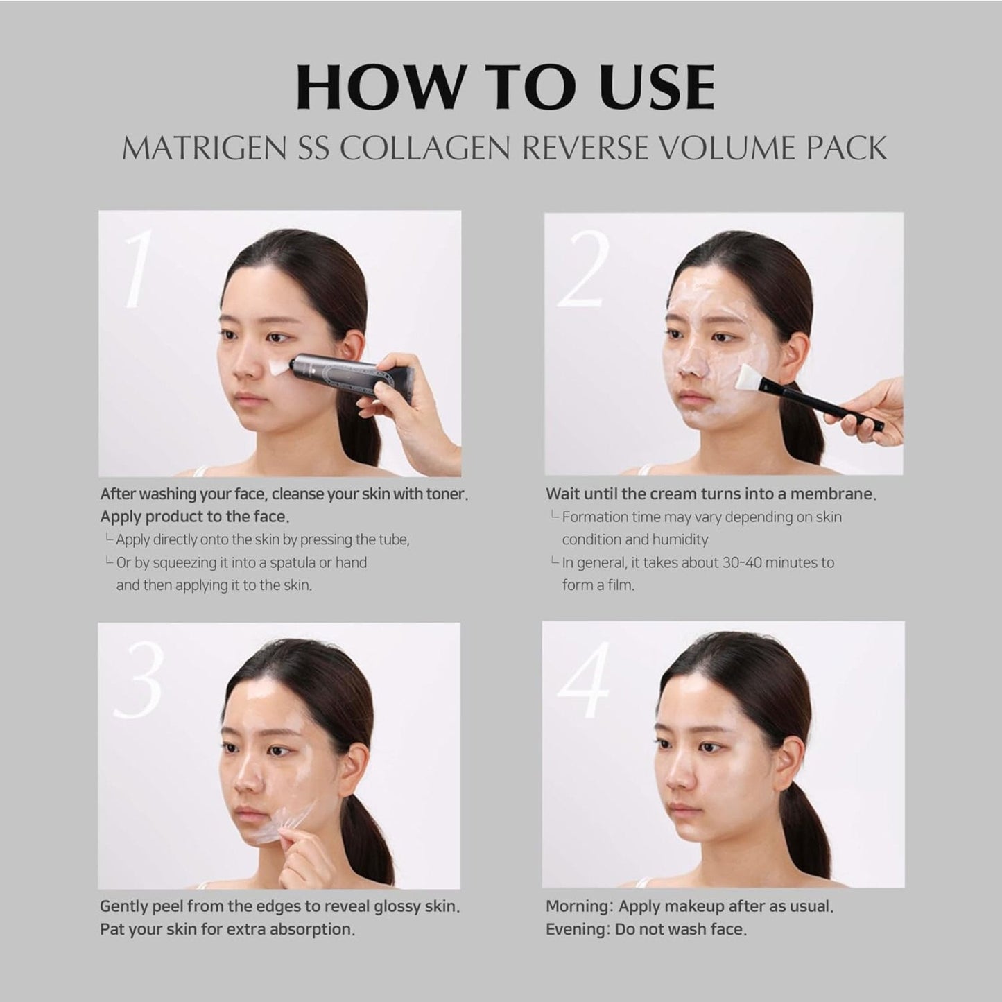 Masques peel-off SS Collagen Reverse Volume inversé