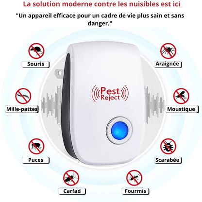 Débarrasseur Ultrasonique pour Insectes et Rongeurs