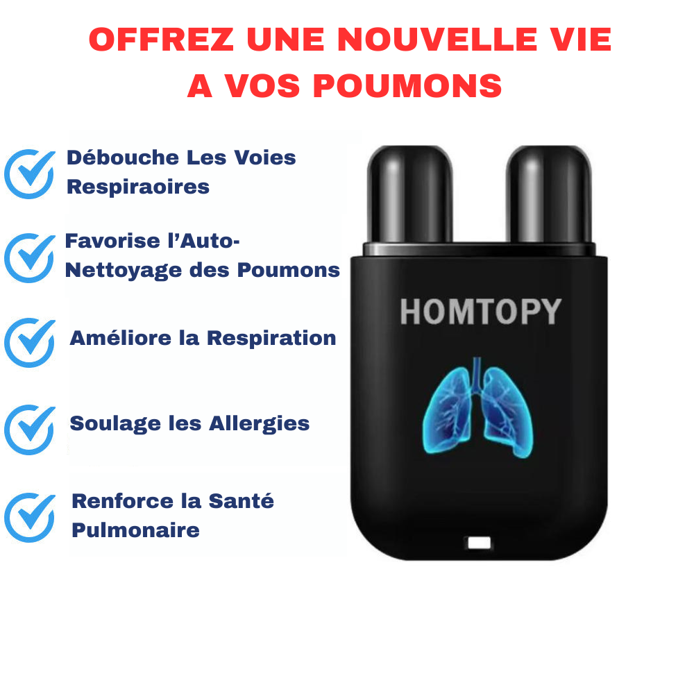 Homtopy Inhalis – Aérosol Respiratoire Détox 100% Naturel