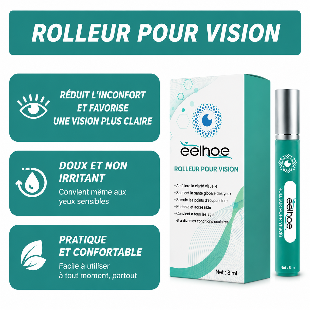 ✅ Rouleau Vision – Retrouvez une vue plus claire